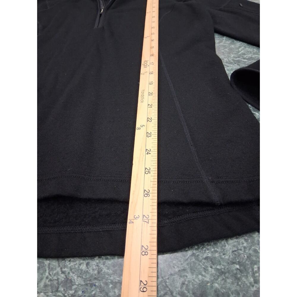 Icebreaker Women's Merino Wool Long Sleeve 1/2 Zip Fitted Thermal Top Sz L Black - Picture 7 of 11